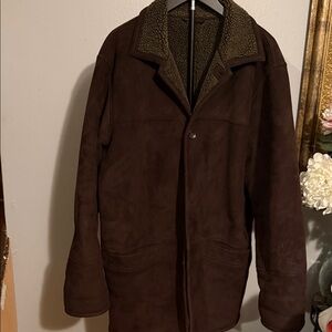 Bill Blass Dark Brown Suede Jacket